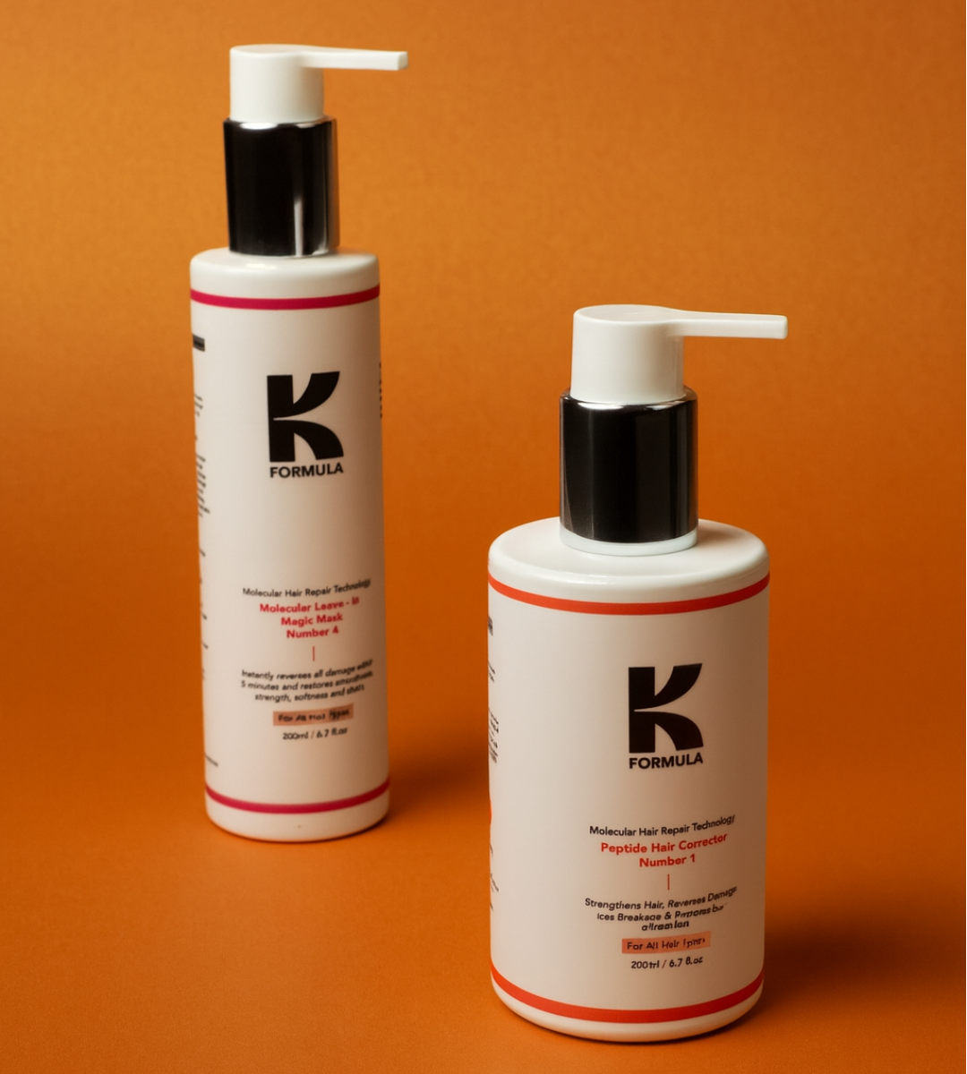 Peptide Hair Corrector and Magic Mask