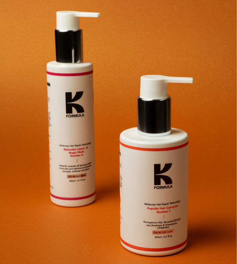 Peptide Hair Corrector and Magic Mask