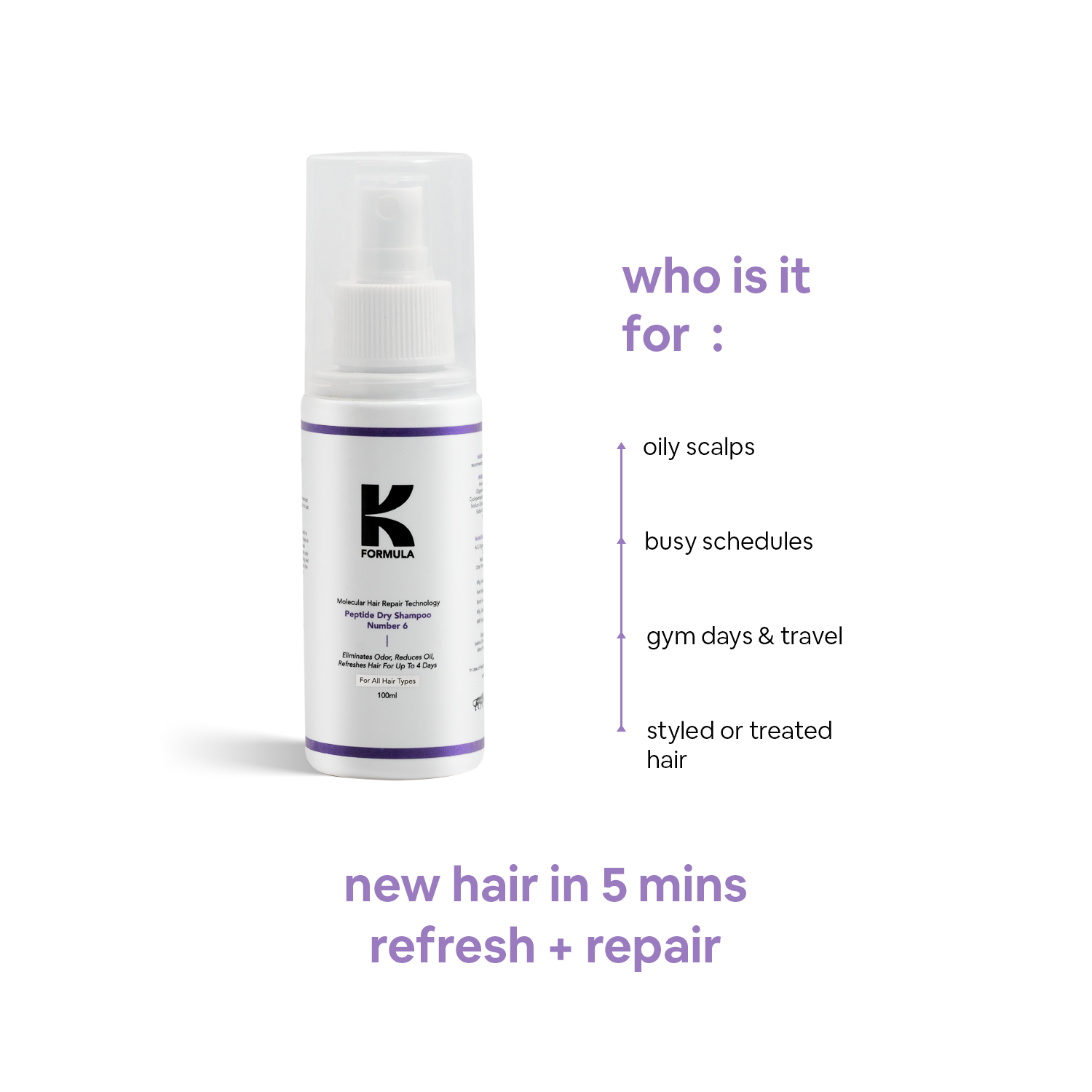 Peptide Dry Shampoo